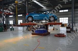 汽車整車質(zhì)量質(zhì)心轉(zhuǎn)動慣量參數(shù)測試臺